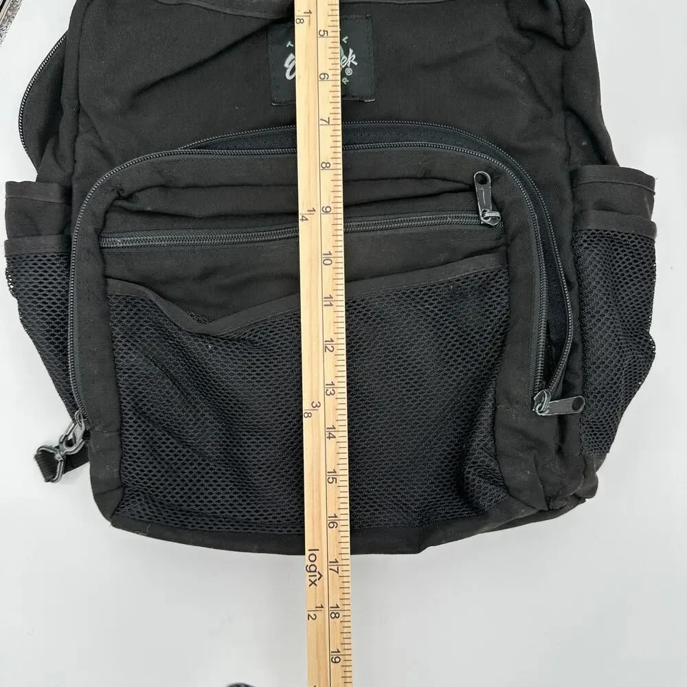 Vintage Eagle Creek Diaper Backpack Black Travel Bag Outdoor Hike Gorpcore EUC